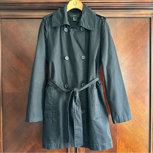 Forever 21 Black Trench Coat